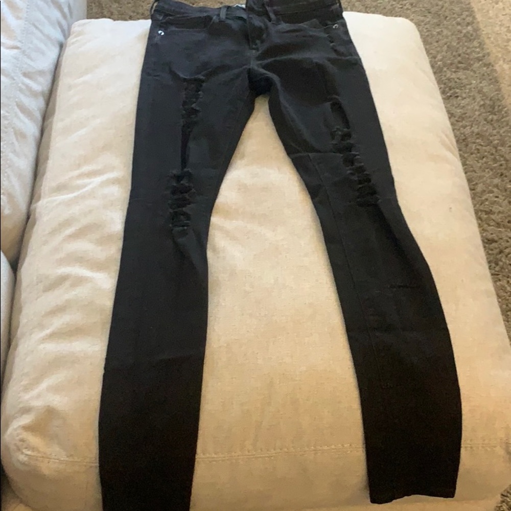 Express Black Skinny Jeans